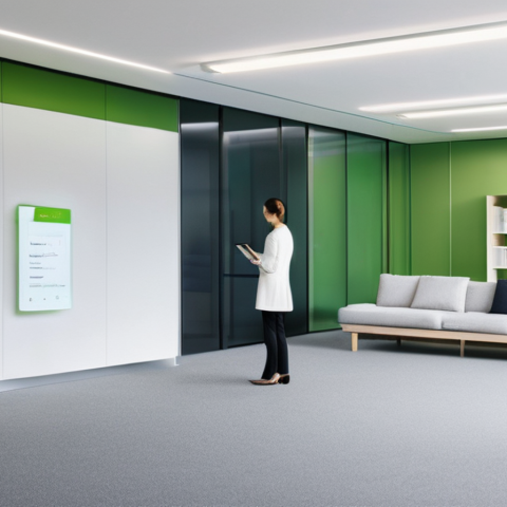 화재안전관리 관련 컨퍼런스 정보 - **Prompt:** A sleek, futuristic office environment or a modern residential living space during dayli...