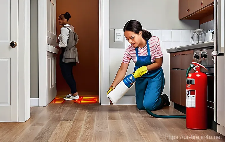 화재안전관리 실무와 관련된 주요 법령 요약 - **Prompt:** "A family, consisting of a mother, father, and two children (a boy aged 10 and a girl ag...