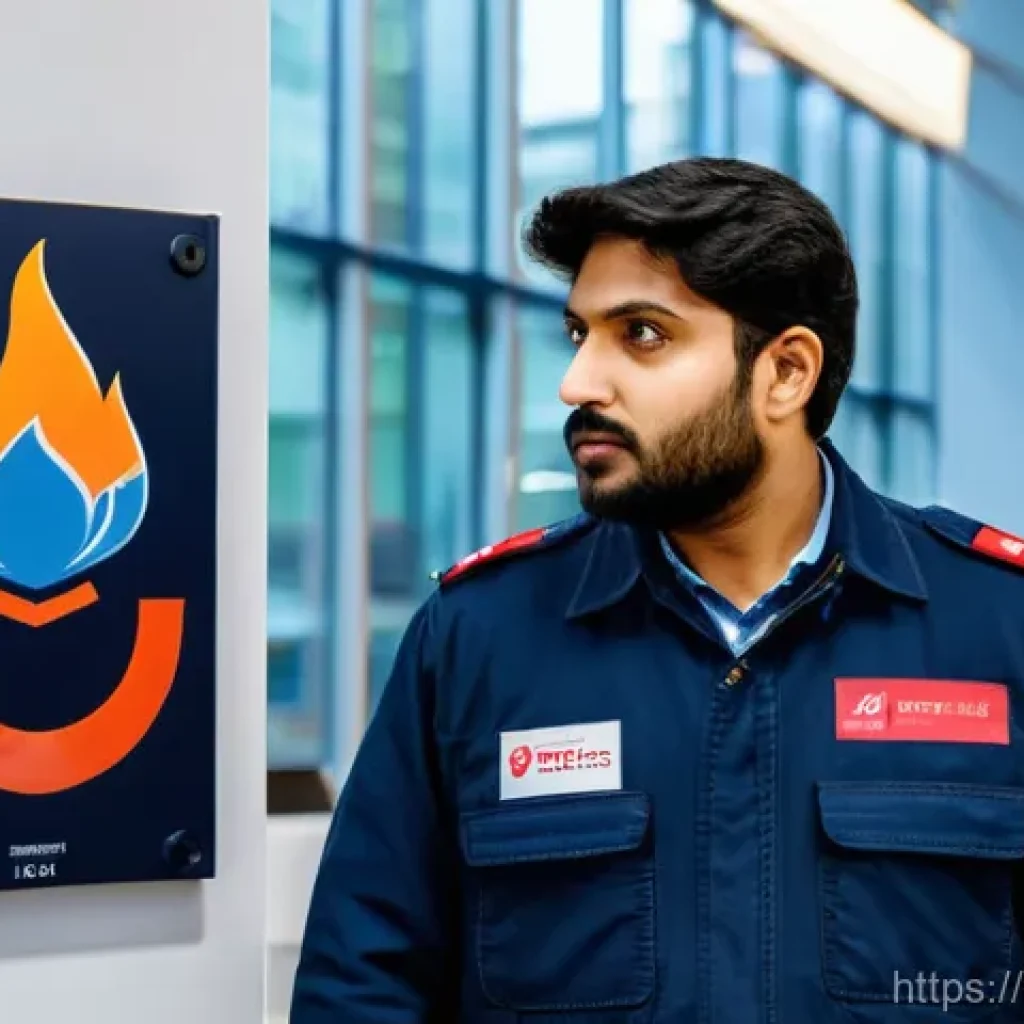 화재안전관리 기술자의 자격증 취득 전략 - **Prompt:** A group of professional, diverse Pakistani Fire Safety Management Technicians, including...